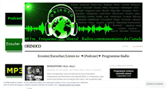 Desktop Screenshot of orinoco-podcast.com